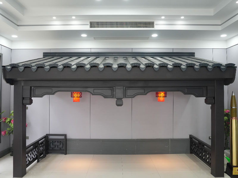 Aluminium magnesium mangan hui gaya antik indigo logam jubin