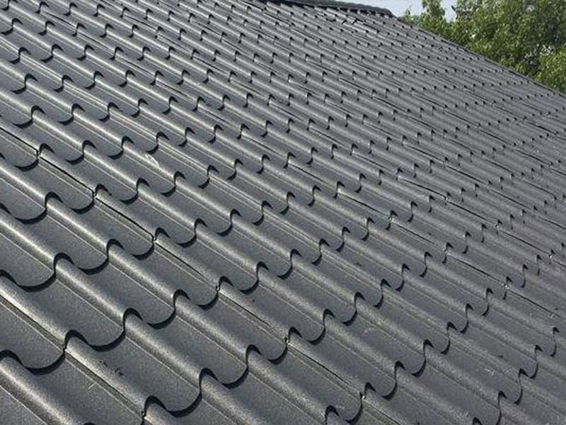 Aluminium magnesium mangan satu keping jubin bumbung bersama buluh