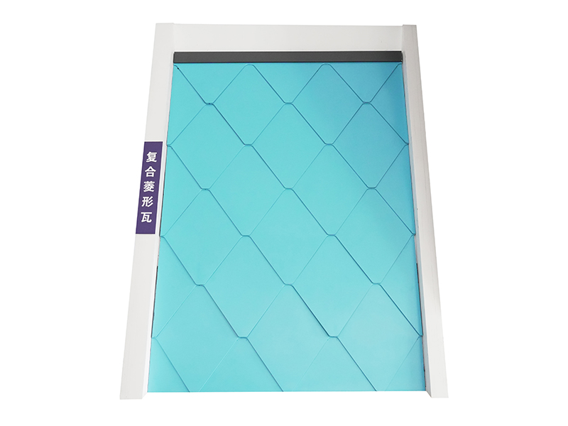 Aluminium Magnesium Mangan Komposit berlian berbentuk bumbung logam jubin